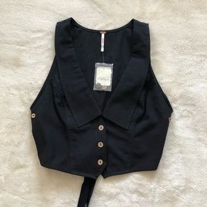 Free People Cropped Vest